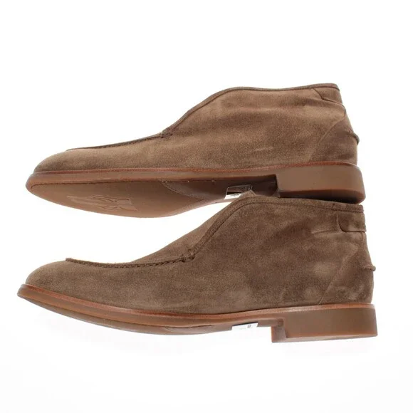 Di Bianco NWB Fidenza Suede Chukka Half Boots Size 42.5 (US 9.5) Farro Brown